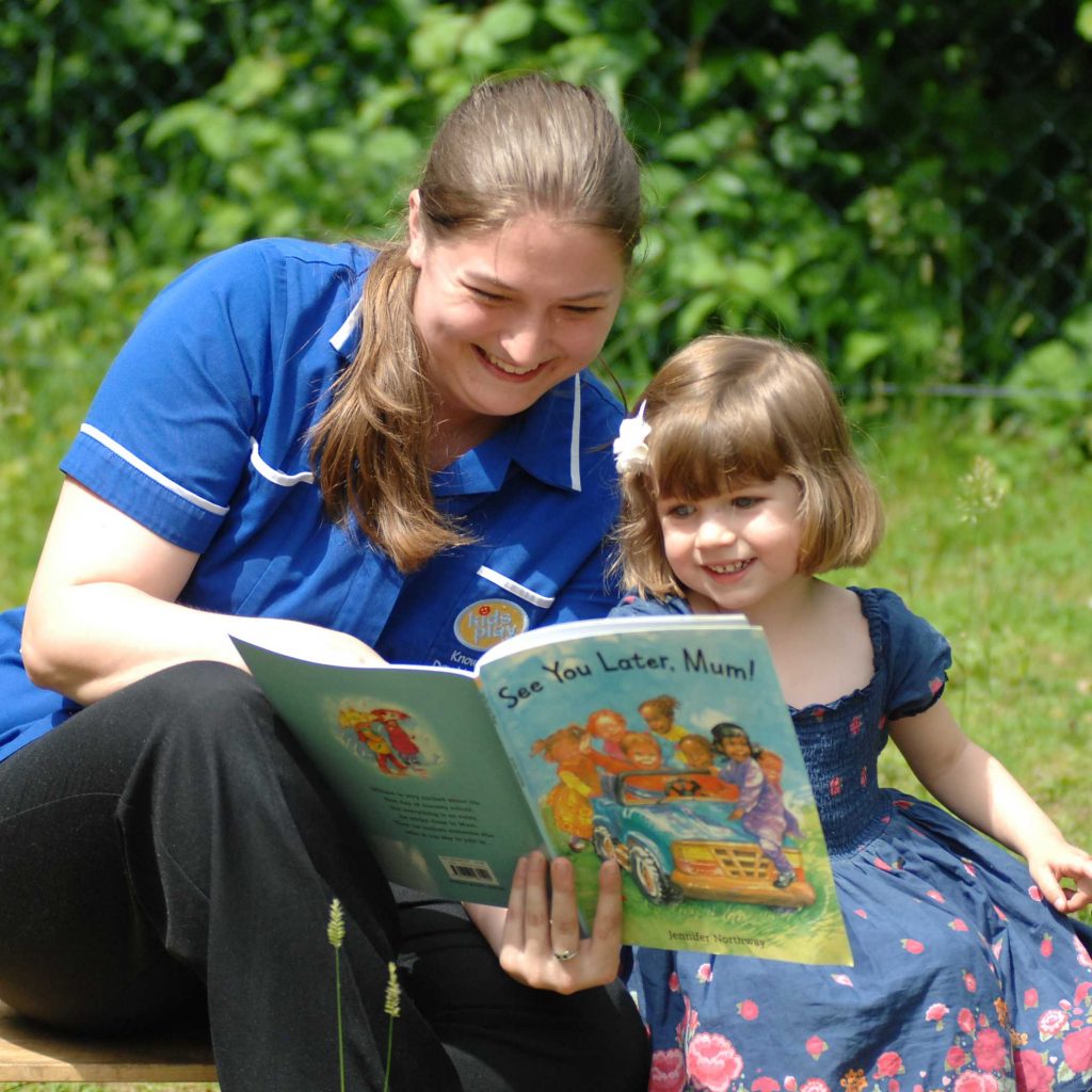 Reading in the garden