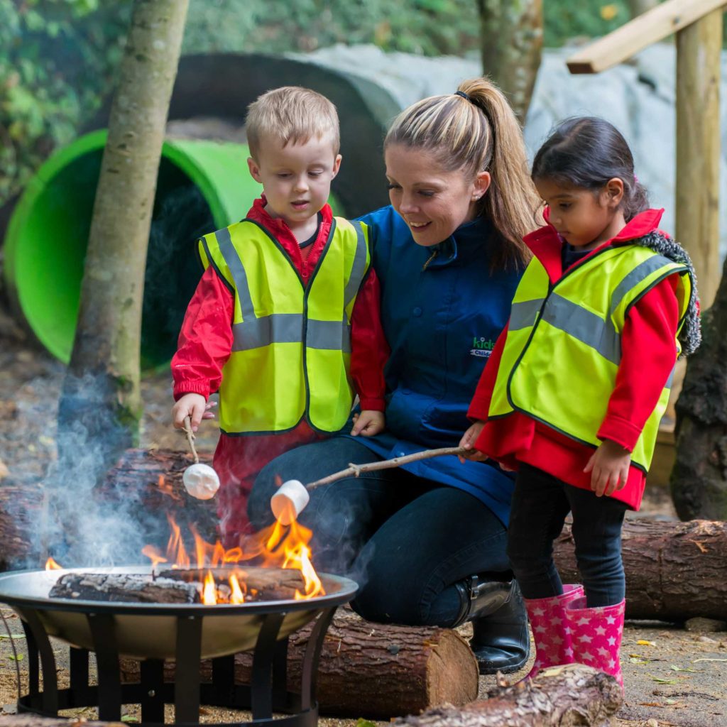 Toasting marshmallows